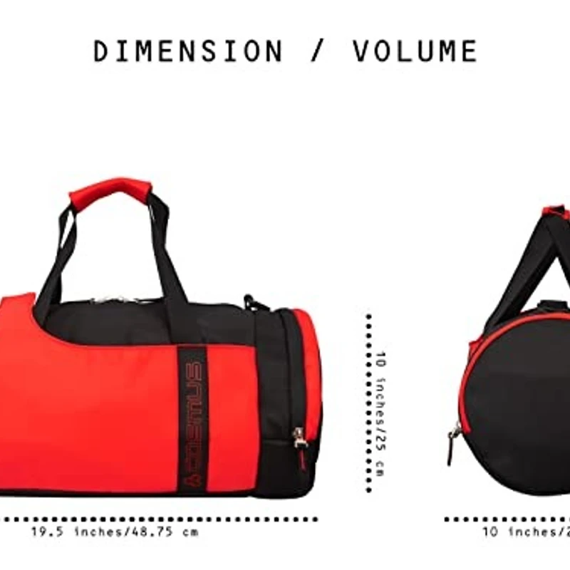 Killer Eaton 31 L Designer Gym Bag Red