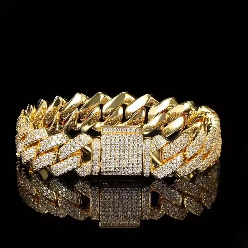 Metal, Stone, Alloy, Steel, Stainless Steel Cubic Zirconia, Diamond, Crystal Platinum, Rhodium, Sterling Silver Bracelet