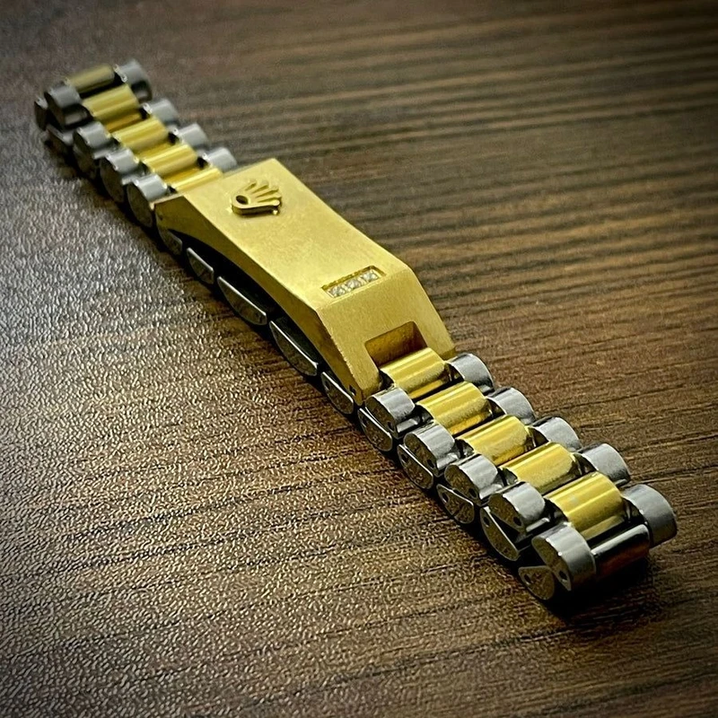 Stainless Steel  Crown Jubilee Bracelet for Men's Fashion Accessories - Thumbnail 7