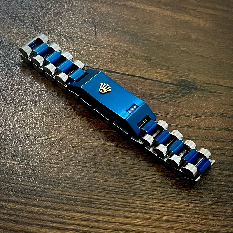 Stainless Steel  Crown Jubilee Bracelet for Men's Fashion Accessories - Thumbnail 11