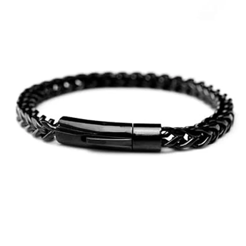 Men's Fashion Iced Chain and Bracelet Set - Thumbnail 8