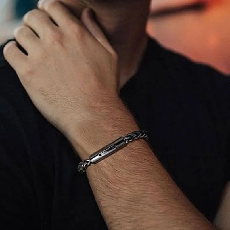 Men's Fashion Iced Chain and Bracelet Set - Thumbnail 9