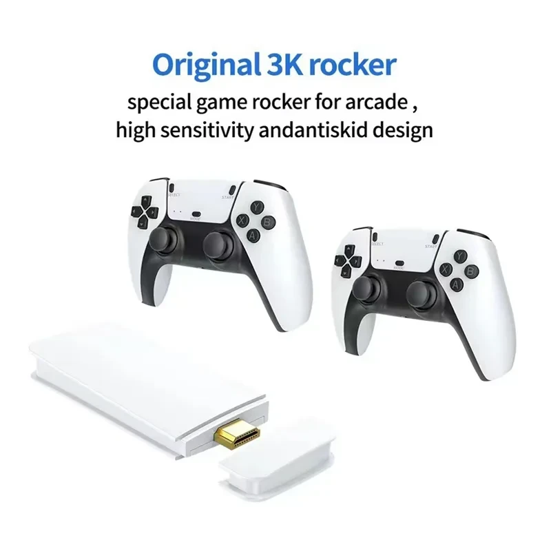 M15 4K Pro Game Stick 64G 30000 Video Game Console 2.4G Double Wireless Controller 4K Retro Game TV Stick Retro Classic Games - Image 3