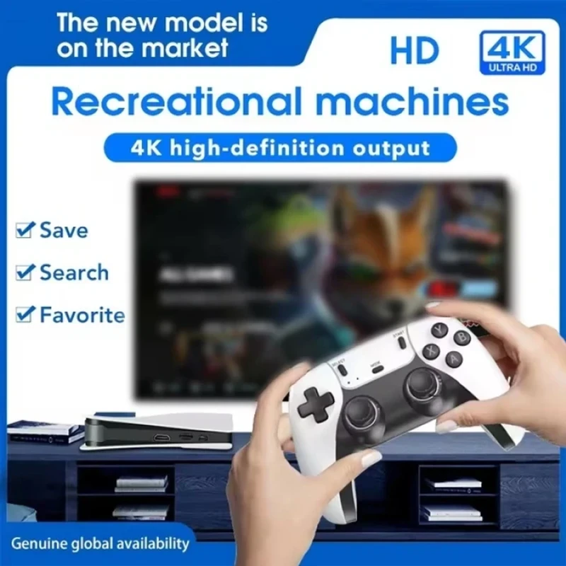M8 Pro Game Stick 4K 20000 Games Retro Nostalgic Game HDMI-compatible 2.4G Dual Wireless Handle Video Game Sticks 4k Console