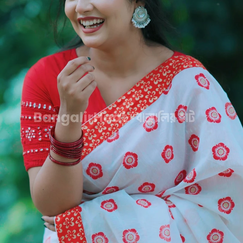 পূজা কালেকশন (ব্লাউজসহ) - Thumbnail 4