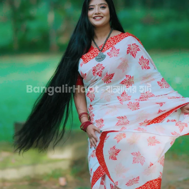 পূজা কালেকশন (ব্লাউজসহ)