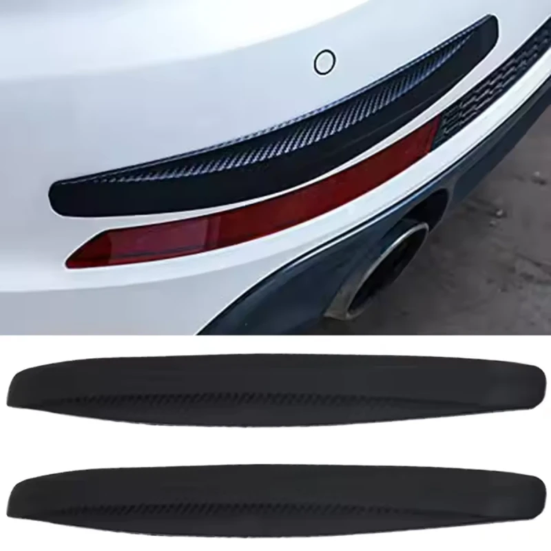 2 Pcs Car Bumper protector Strip (Black Color) - Image 4