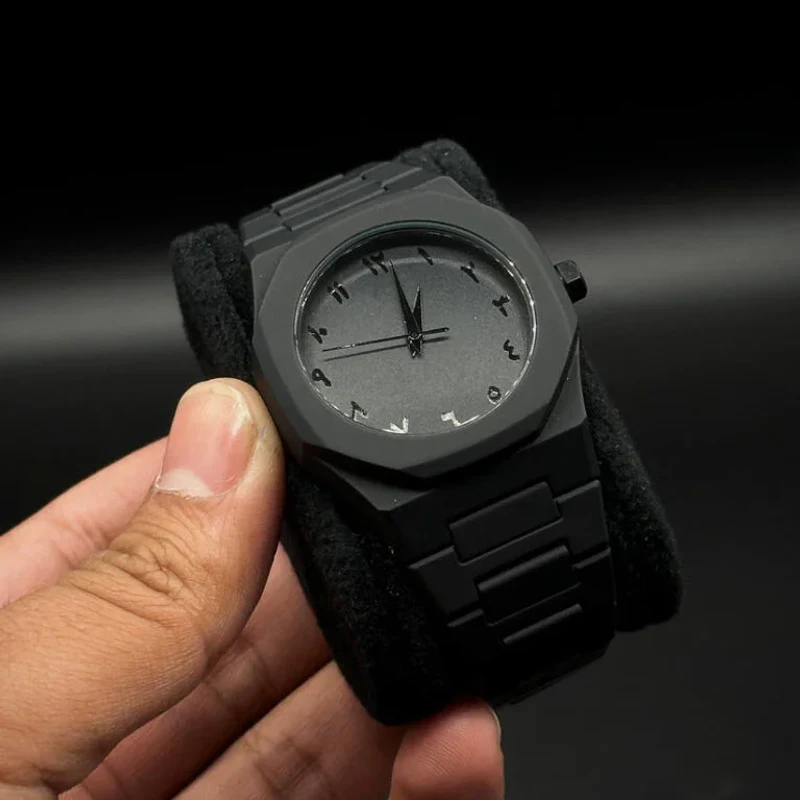 Arabic Aura Watch Matte Black Edition Minimalist Luxury with Arabic Numerals