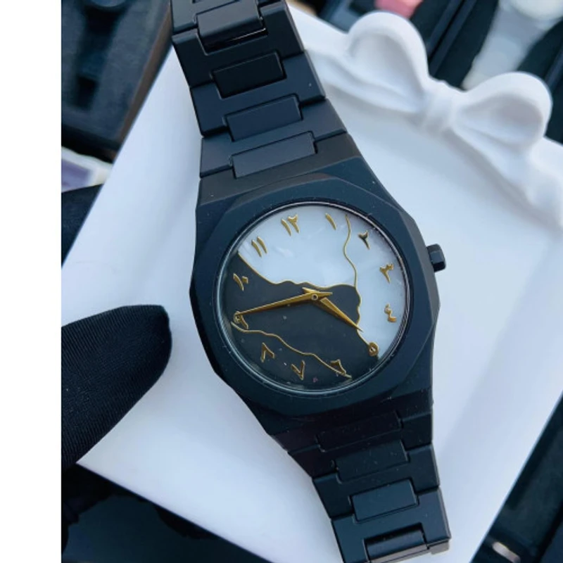 Arabic Aura Watch Pearl Dial Edition with Eastern Arabic Numerals