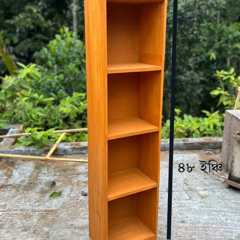 মেহগনি কাঠের স্টাইলিশ মাল্টি-স্টোরেজ - কাঠ কালার |