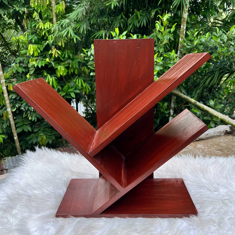 Wooden 3 Layers Tree Mini Bookshelf