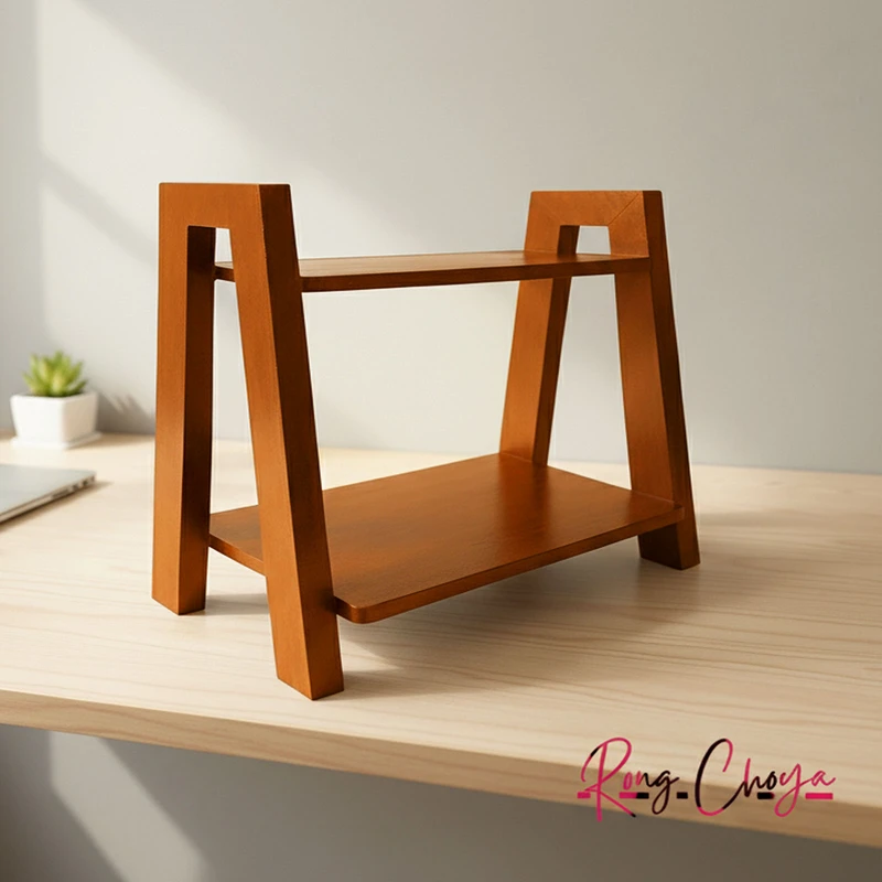 মেহগনি কাঠের কিচেন সেলফ | কাঠ কালার