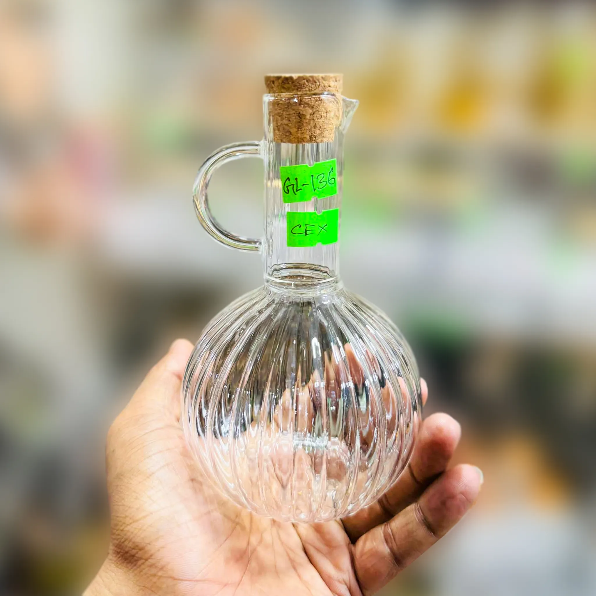 250ml Borosilicate Glass Oil Jar
