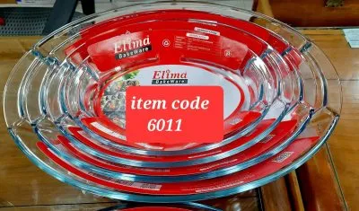4 Pcs Oven Proof Glass Serving Set  – 3.5L, 2.2L, 1.5L,1L