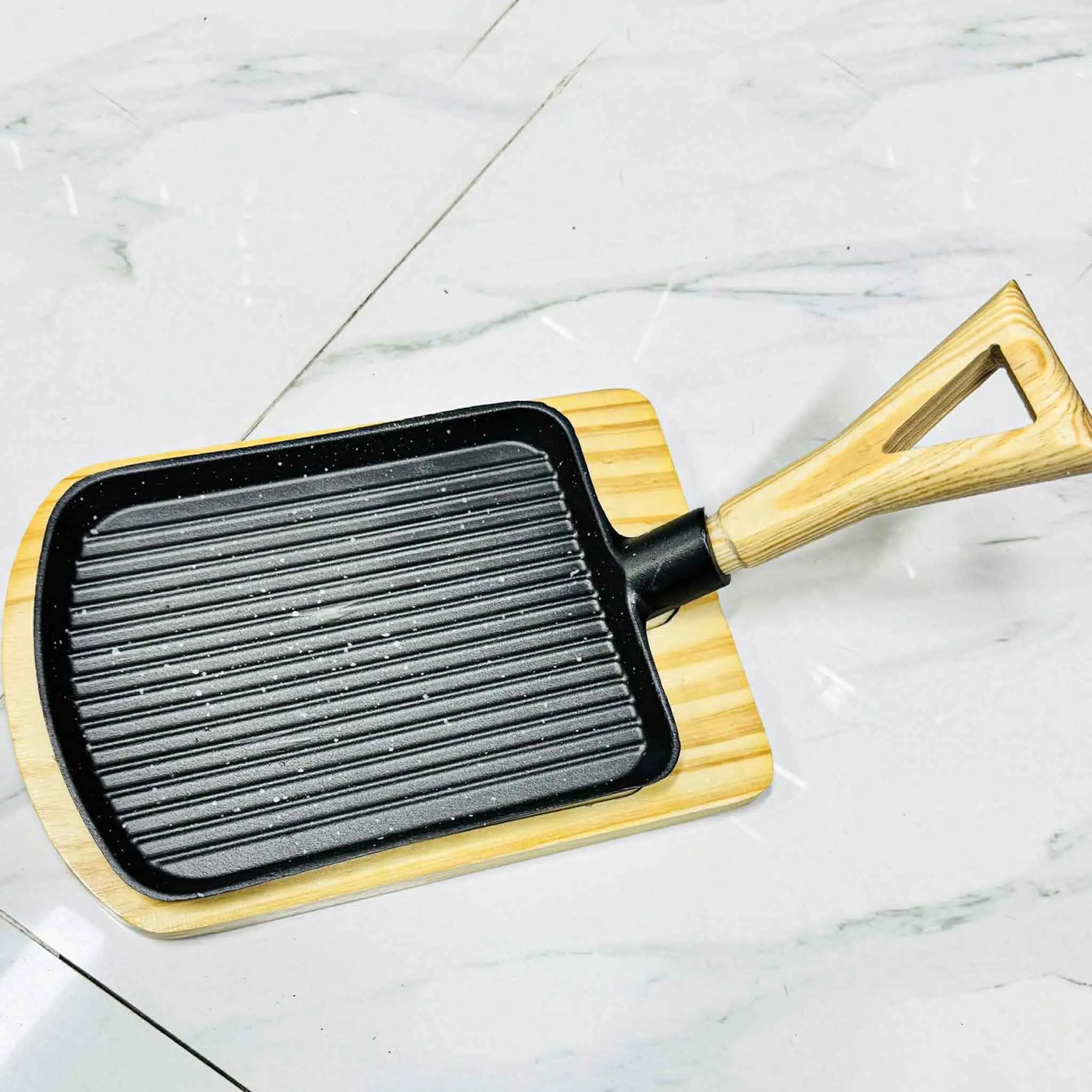 17x22cm Ceramic Sizzling dish( cast iron)