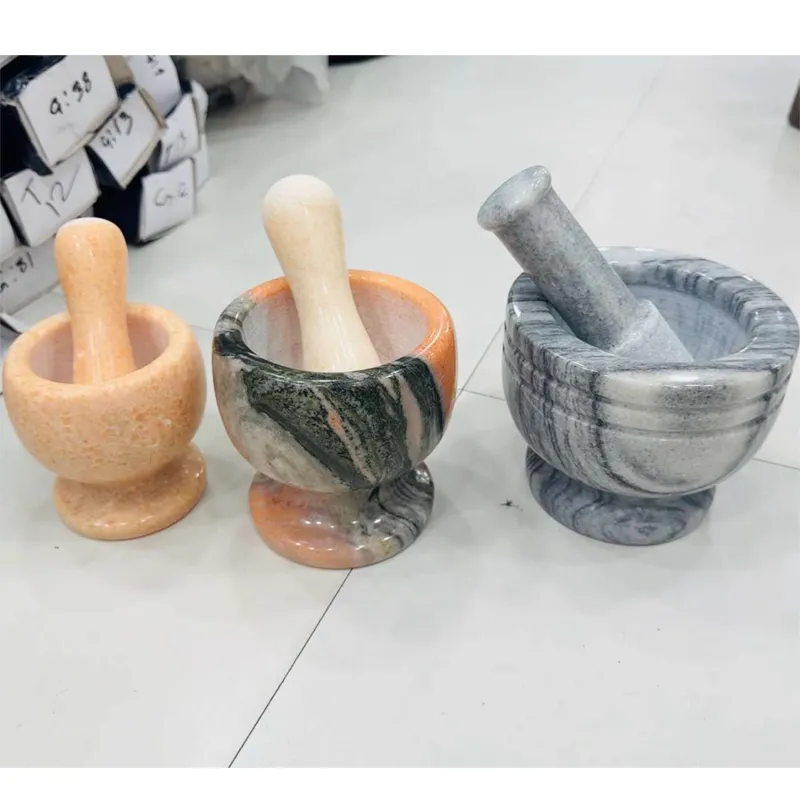 Natural Stone Hamandista Mortar and Pestle