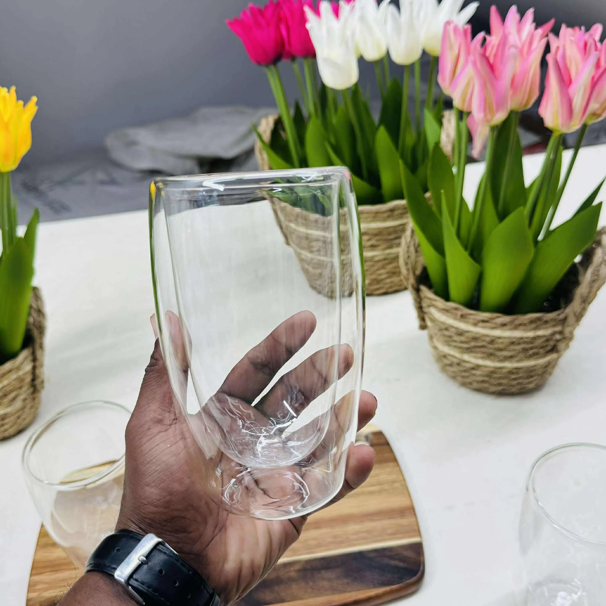 6pc Double wall Glass set - Image 5