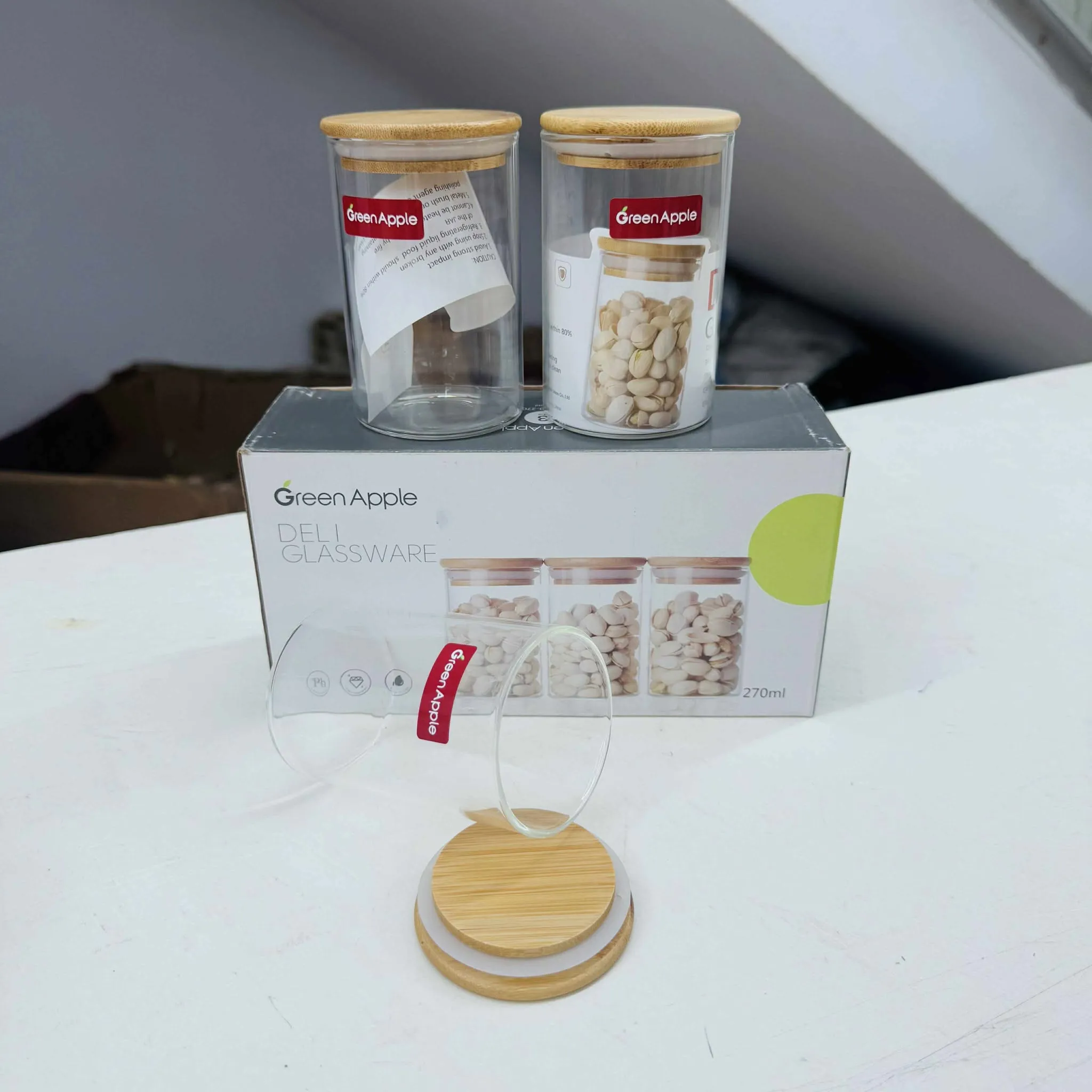3pc Mini Glass Masala jar set 220ml 270ml 320ml - Image 7