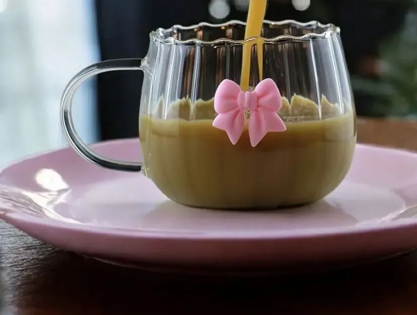 cute Pink Bow Cup - Image 3