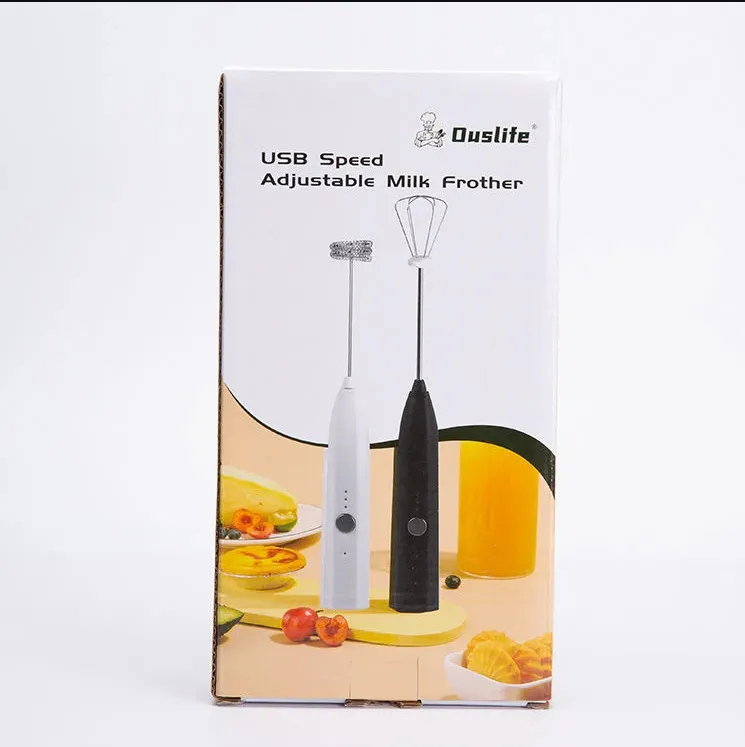 Coffee Whisk Mixer Electric Milk and Coffee Wand Stainless Steel Milk Frother Machine - Image 3