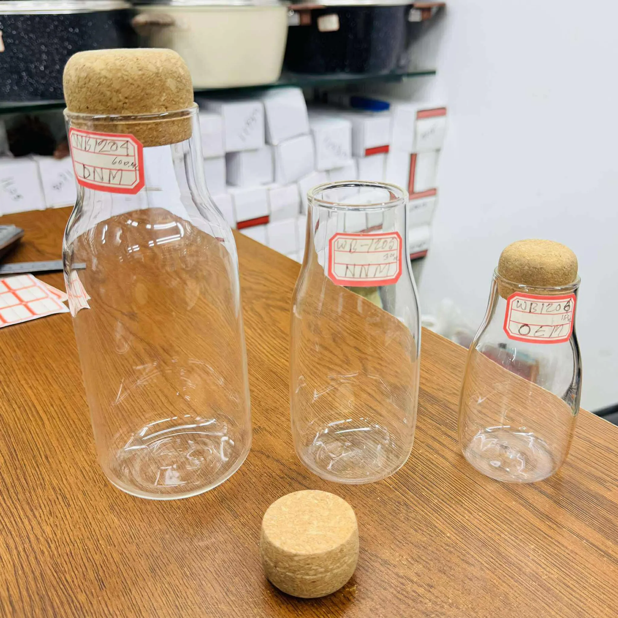 Cork & Glass Kitchen Bottles - Image 3