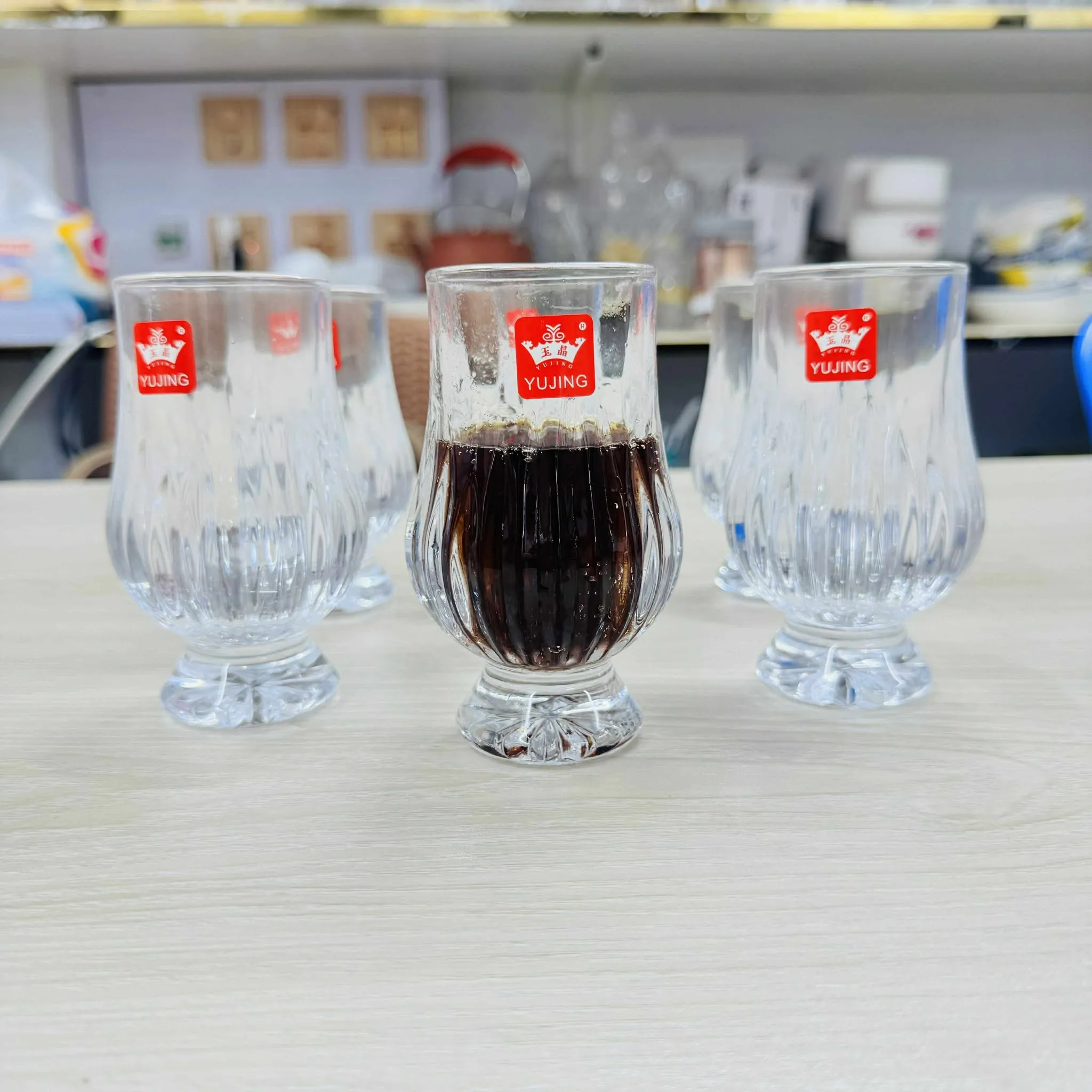 6pc Welcome Drinks Glass set 150ml around - Image 7