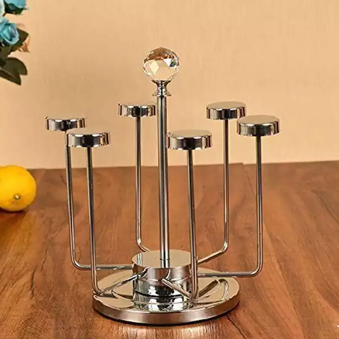 Luxury Stainless Steel Moving Glass Holder