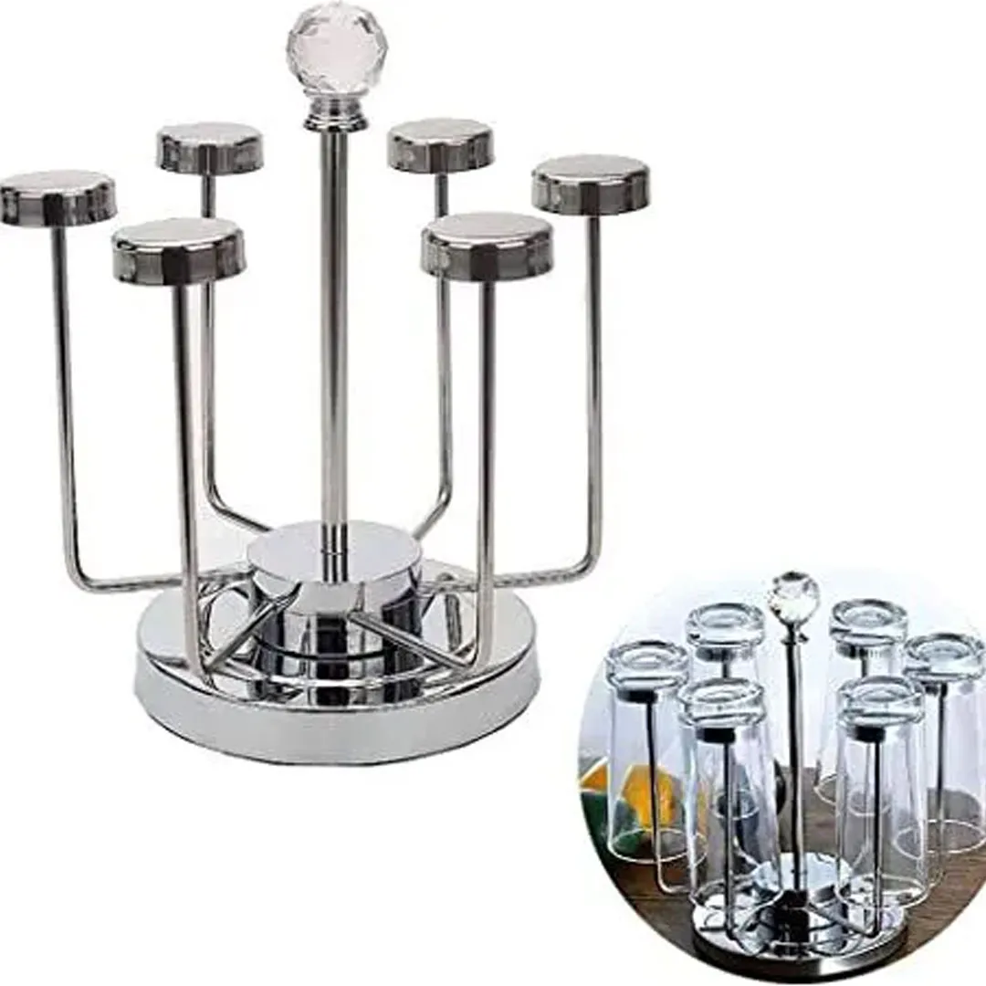 Luxury Stainless Steel Moving Glass Holder