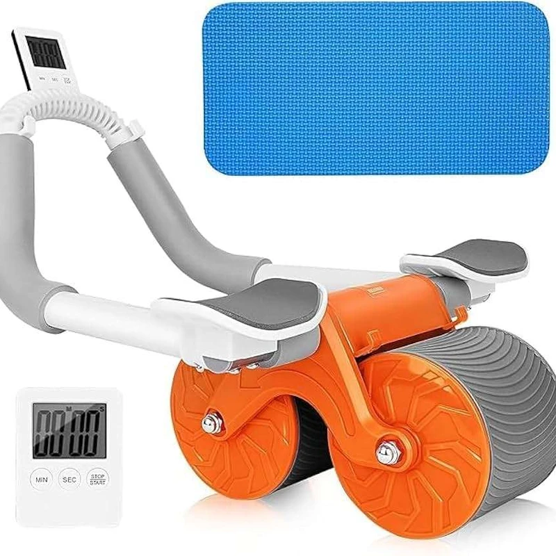 Automatic Rebound Abdominal Exercise Roller With Elbow Support