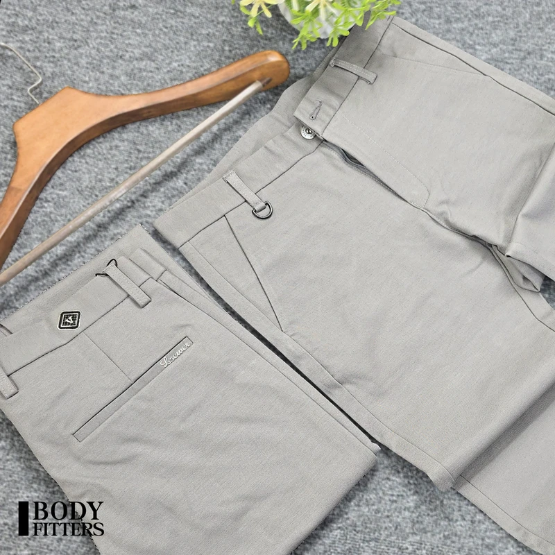 Dark Grey - Regent Fit Formal Pant - Image 3
