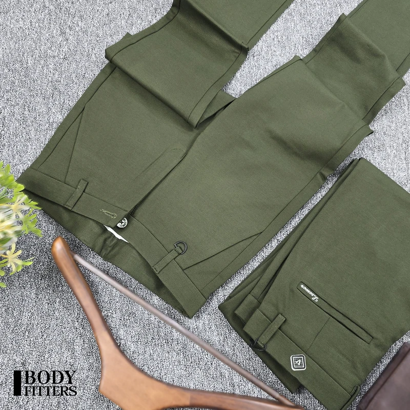Moss Green - Regent Fit Formal Pant