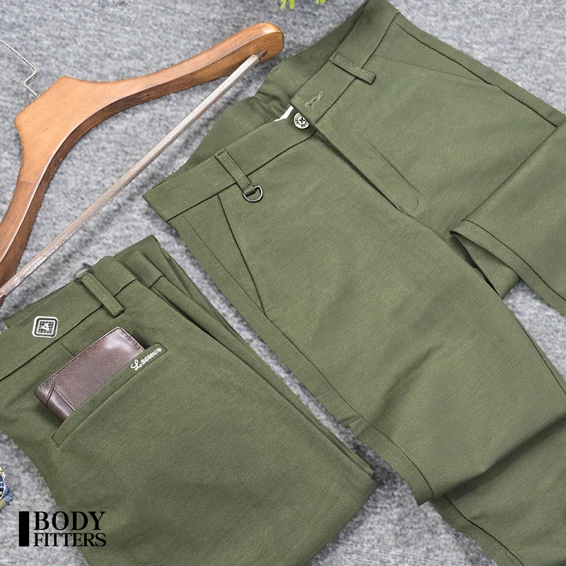Moss Green - Regent Fit Formal Pant - Image 3