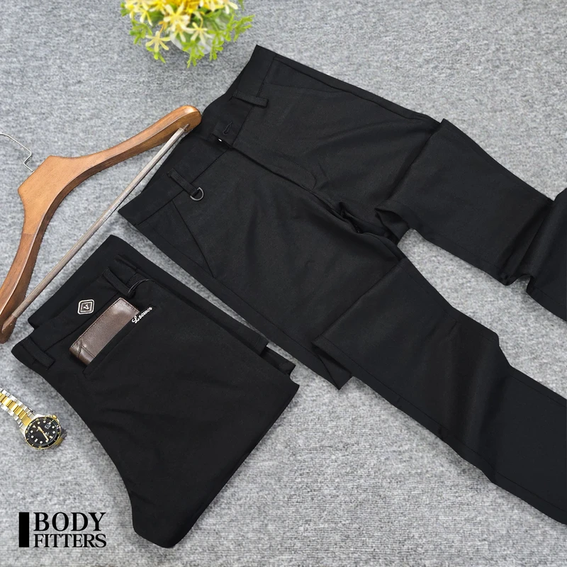 Eerie Black - Regent Fit Formal Pant