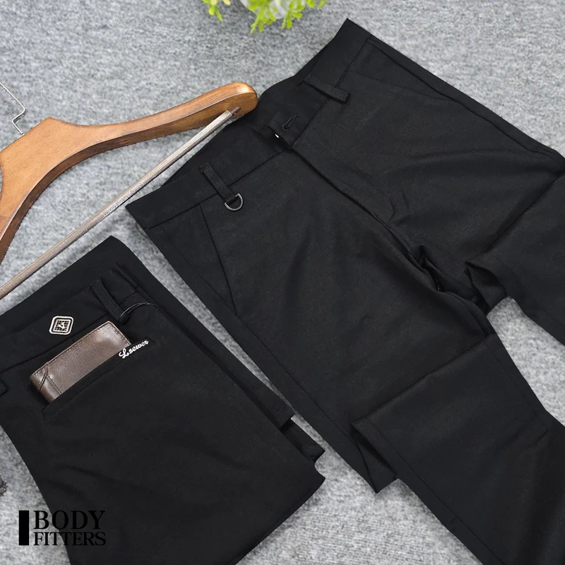 Eerie Black - Regent Fit Formal Pant - Image 3