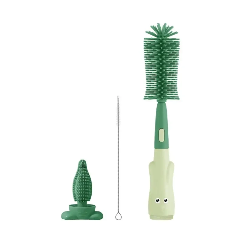 3 in 1 Multipurpose Silicone Feeding Bottle Cleaning Brush