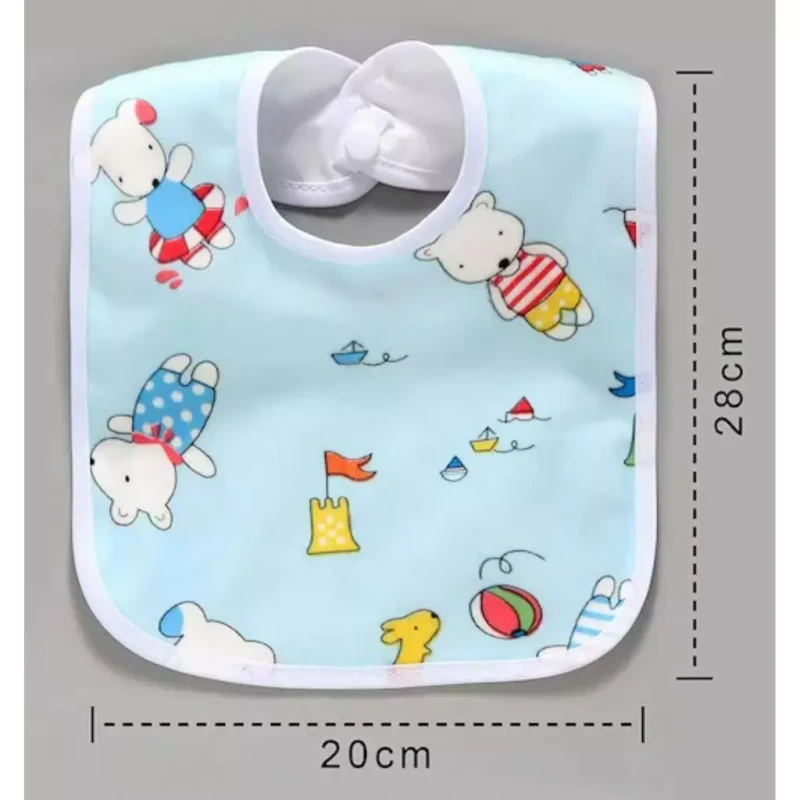 Waterproof Double Layers Cotton Baby Bibs (China)