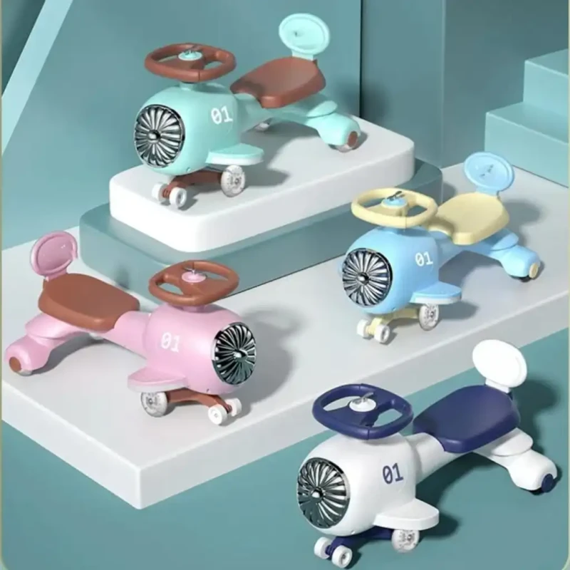 Airplane Kids Swing Car For Baby Toy
