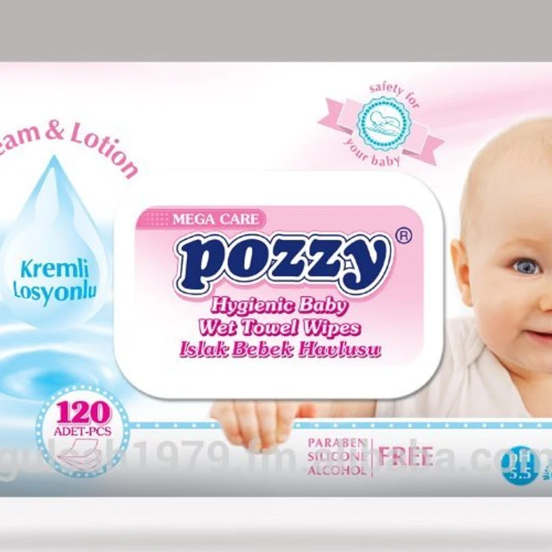 Pozzy Baby Wet Wipes-120pcs