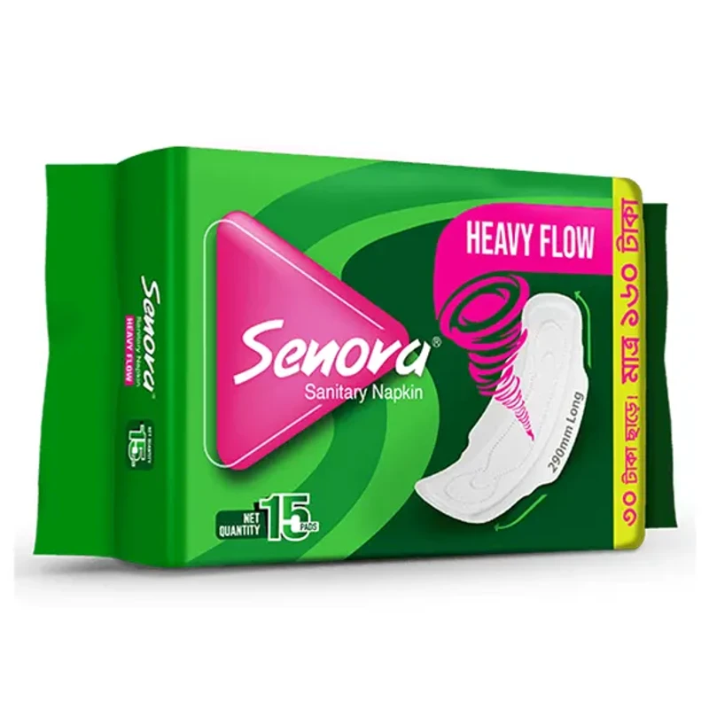 Senora Confidence Heavy Flow Sanitary Napkin-15 pads