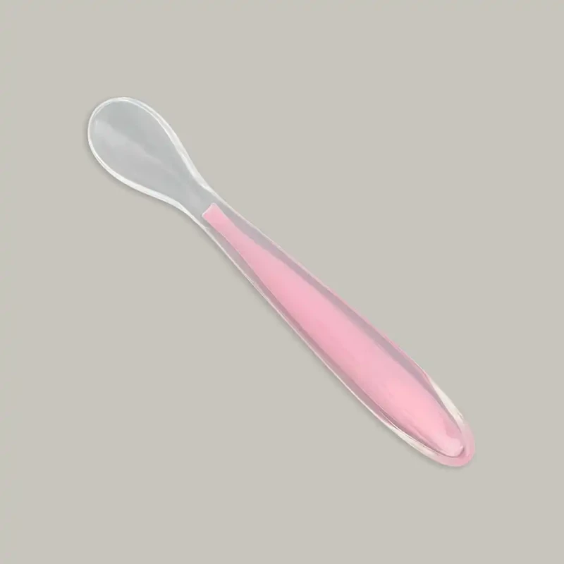 Apple Bear Full Silicone Feeding Single Spoon