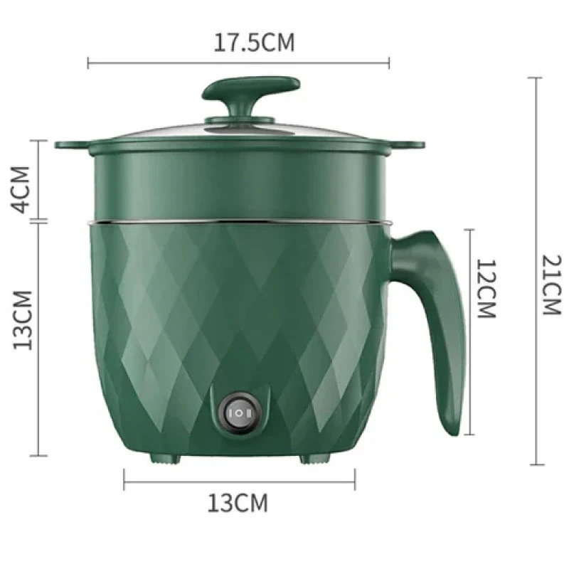 Non Stick Electric Multi Cooking Pot with Steam 1.8 Litter - Image 3
