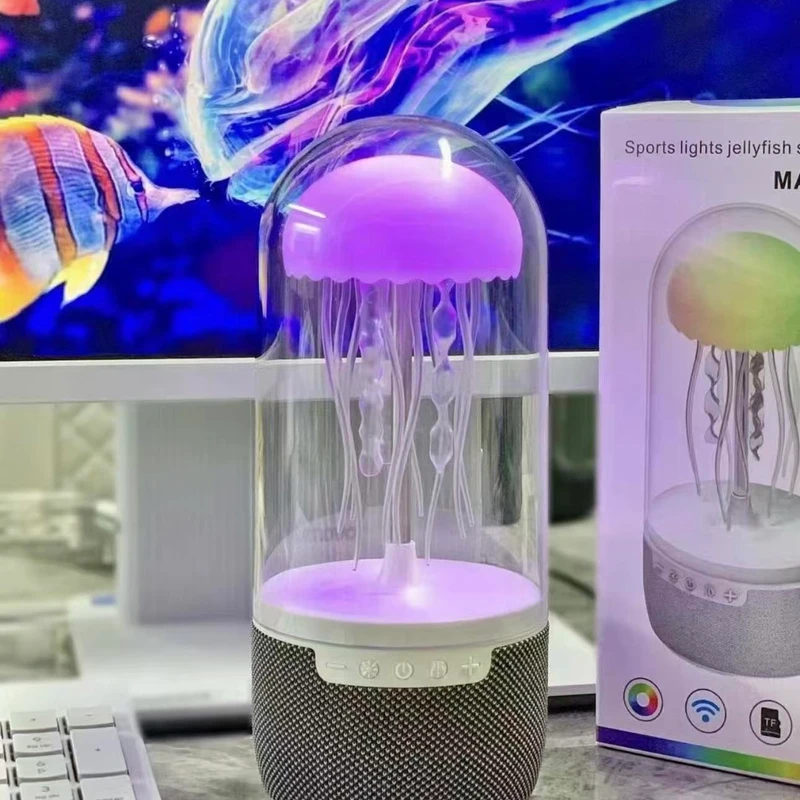 Jellyfish Speaker with Colorful Octopus Lights Smart Light Color Speaker Sound Instrument Max113