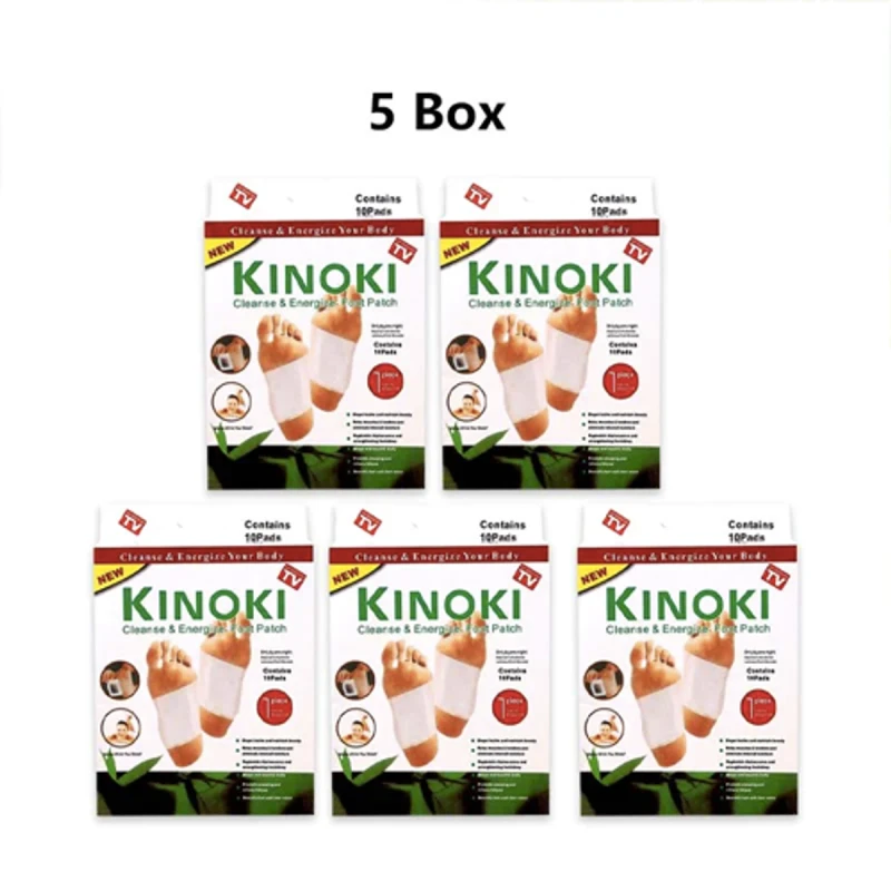 5 Packet  ( Free Delivery Charge ) Full Course  Kinoki Detox Foot Pads
