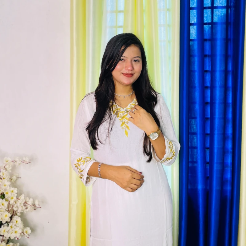 Premium Switch Jorjet Dress With Stone Work..! - Image 3