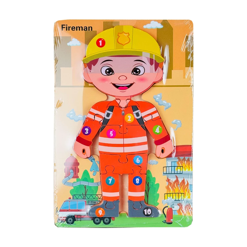 Wooden Charecter Puzzle | কাঠের তৈরি চরিত্রভিত্তিক পাজল - Image 3