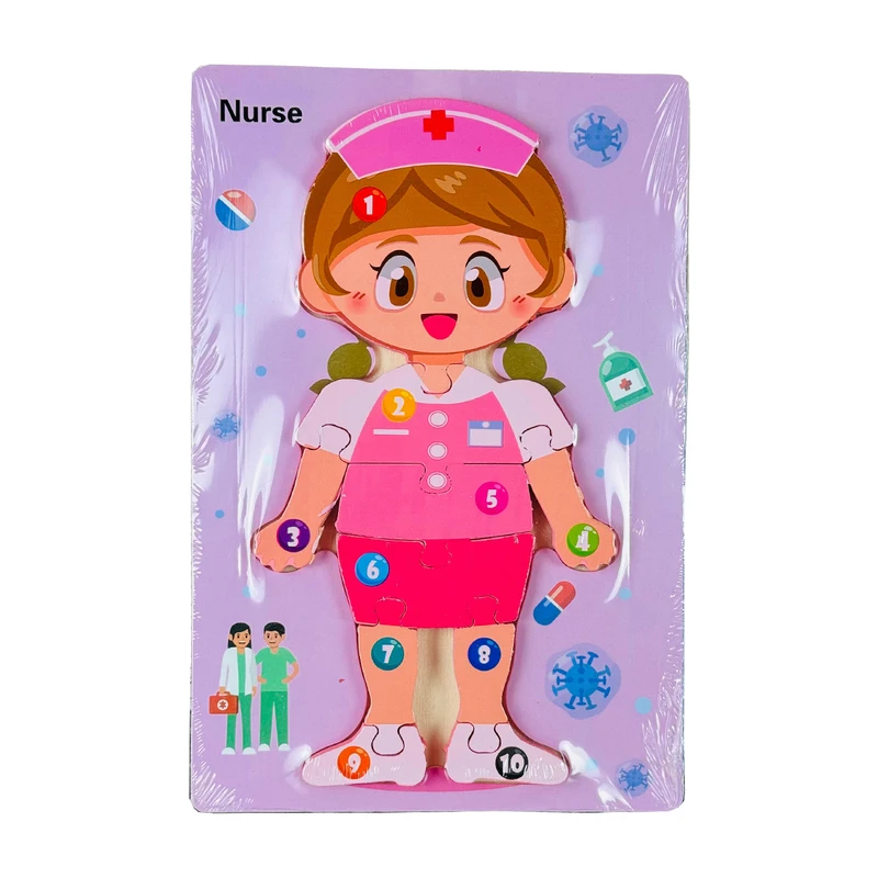 Wooden Charecter Puzzle | কাঠের তৈরি চরিত্রভিত্তিক পাজল - Image 4