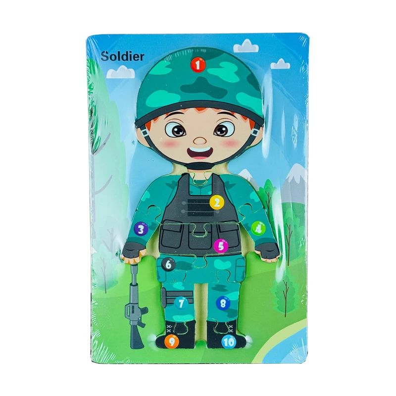 Wooden Charecter Puzzle | কাঠের তৈরি চরিত্রভিত্তিক পাজল - Image 6