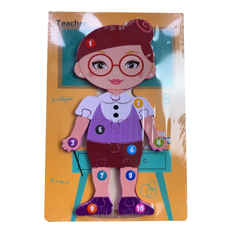Wooden Charecter Puzzle | কাঠের তৈরি চরিত্রভিত্তিক পাজল - Image 8