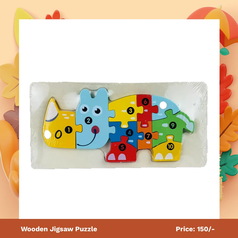 Wooden Puzzle | কাঠের পাজেল খেলনা - Image 4