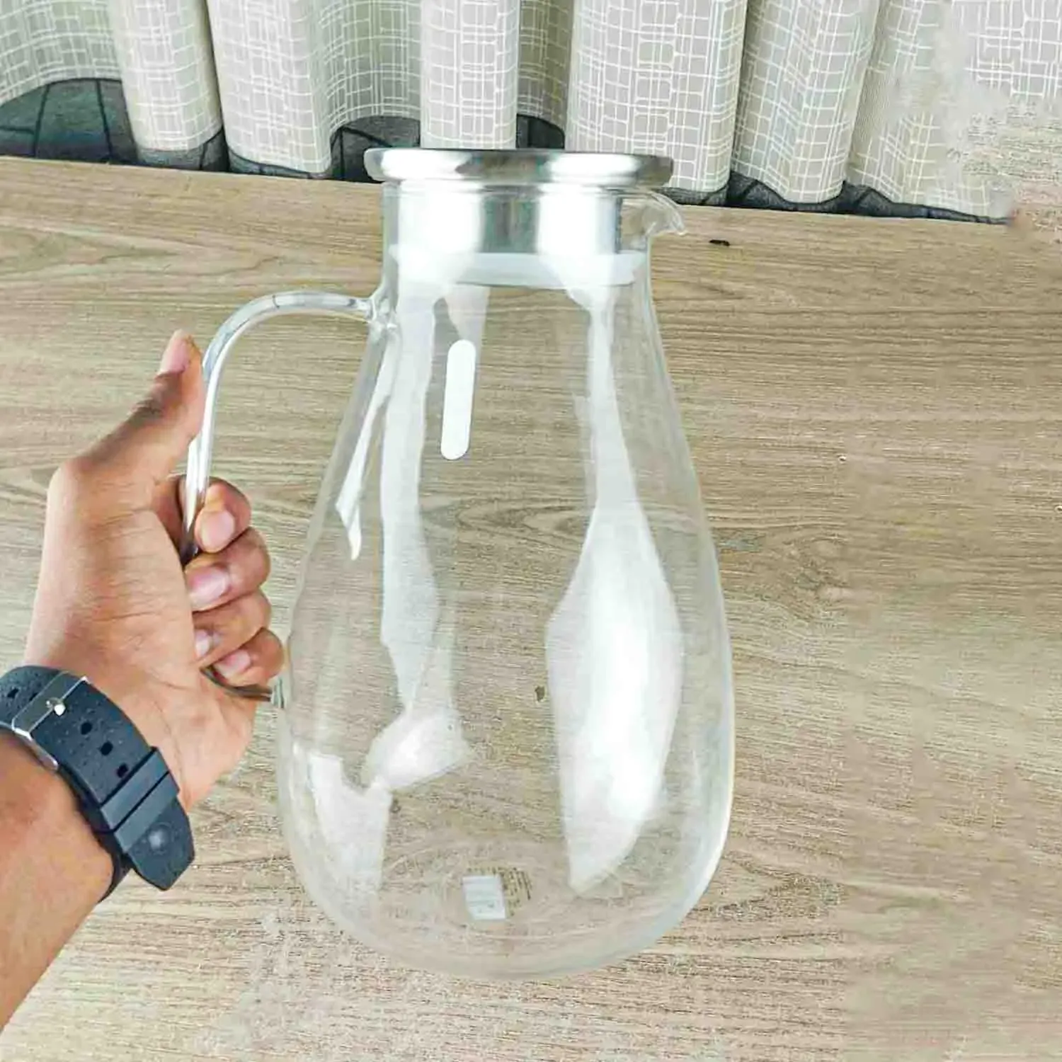 Borosilicate Water Jug with steel Lid (GPH32-2600)